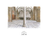 Salle des hôtes - l'abbaye du Mont-Saint-Michel