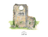 Transept nord de l'abbaye de Mortemer