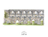 Aile aux moines de l'abbaye de Morteme