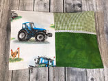 Arvenkissen Traktor blau