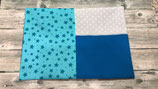 Arvenkissen Sterne blau