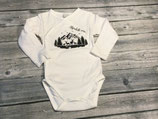 Body Langarm Gr. 74/80 „Alpenluft vorn -hinten little stinker“
