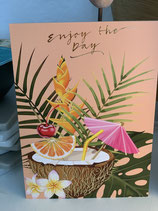 cityproducts Postkarte " Enjoy the Day"