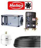 Puits canadien à eau glycolée SEWT 400  - Helios ventilation