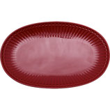 Biskuit Plate Alice claret red