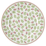 Plate Lily petit white