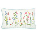 Cushion Cover Elwin white with embroidery