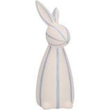 Hase Slang hellblau gestreift