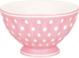 French Bowl medium Dotty pale pink