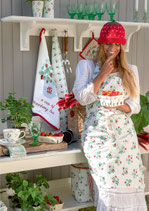 Berry Set 2xTeatowel & Schälchen Berry white