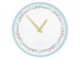 Wall Clock Ailis pale blue