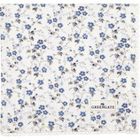 Napkin with lace Monica dusty blue