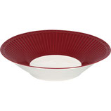 Pasta Plate Alice claret red