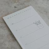 Wochenplan Block