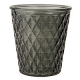 Windlicht graues Glas IB Laursen