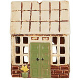 NEU Teelichthaus Orangerie grüne Tür