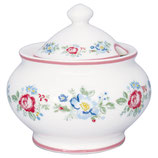 Sugar Pot round Henrietta white