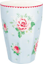 French Latte Cup Alivia pale blue
