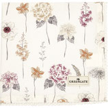 Napkin with lace Lilith white