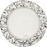 Dinner Plate Drew white