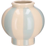 Vase Line hellblau gestreift