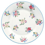 Plate Elena petit white