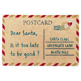 Fußmatte Letter Santa