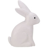 Hase Rabbit Holz weiß