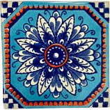 Mexikanische Fliese "Cielo Azul" (5x5) #2010
