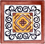 Fliesen Restposten - Barcelona Chocolate - gemustert (B-Ware)