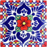 Fliesen Restposten - Lluvia Rojo - gemustert (B-Ware)