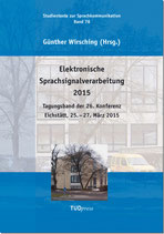 078: Elektronische Sprachsignalverarbeitung 2015