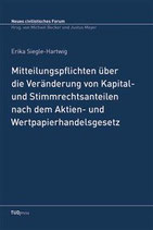 2 - Mitteilungspflichten über die Veränderung von Kapital- und Stimmrechtsanteilen nach dem Aktien- und Wertpapierhandelsgesetz