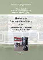 103: Elektronische Sprachsignalverarbeitung 2022