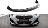 Cup Spoilerlippe Front Ansatz V3 passend für BMW 2 Coupe M-Paket / M240i G42 Carbon Look