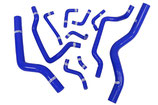 Silikon Kühlerschläuche passend für Mitsubishi Eclipse D20 D22 Turbo 89-94 4G63T Blau Silicone Hose Kit