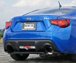 Hi-Power Single Exhaust Sport Auspuff passend für Toyota GT86 ZN6 12-20 Sportauspuff Edelstahl Abgasanlage Exhaust