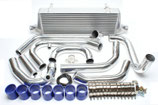 Ladeluftkühler passend für Subaru Impreza GR WRX STi Blue Intercooler Set 08-14 inkl. Verrohrung FMIC