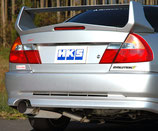 HKS Silent Hi-Power Auspuff 3" 76MM passend für Mitsubishi Lancer Evo 4 5 6 Sportauspuff Edelstahl Abgasanlage Exhaust 96-01