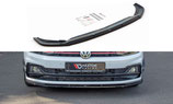 Cup Spoilerlippe Front Ansatz V.1 passend für VW POLO MK6 GTI Carbon Look