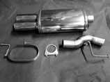 Sport Auspuff Magnaflow mit EG-Genehmigung passend für VW Golf 3 VR6 / GTI Edelstahl Endschalldämpfer Exhaust