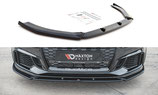 Cup Spoilerlippe Front Ansatz  V.4 passend für Audi RS3 8V Facelift Carbon Look