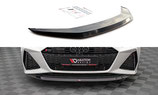 Cup Spoilerlippe Front Ansatz  V.3 passend für Audi RS6 / RS7 C8 Carbon Look