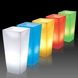 Pot colonne lumineux