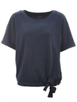 T-shirt Casual Soft Jeansblauw