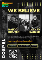 Teilnahmeticket "We Believe" Gospelworkshop 2024