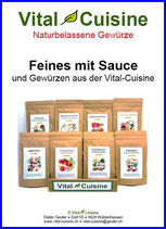Rezeptbroschüre "Feines mit Sauce"