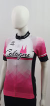 Verge Sport Core Radtrikot Cologne pink- black  Edition Damen im Relaxed-Cut