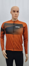 Herren Thermal Radtrikot langarm Braun