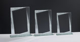 3ER-SERIE SPIEGELGLAS mit glitzernder & spiegelnder Verzierung inklusive blauer Geschenkbox
